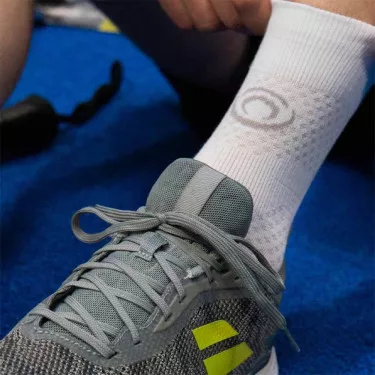 BV Sport Padel Socken hoch Wei&szlig;