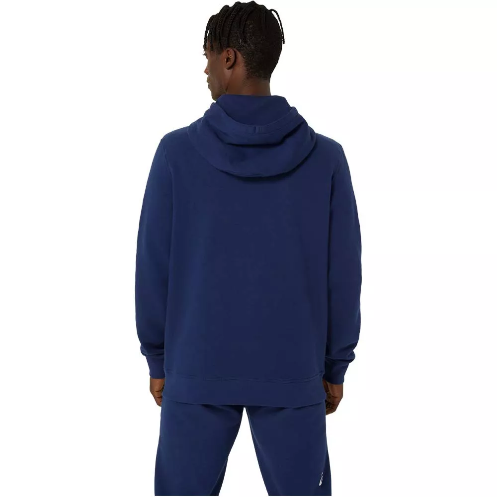 Asics Logo Kapuzenpullover Marineblau