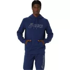 Asics Logo Kapuzenpullover Marineblau