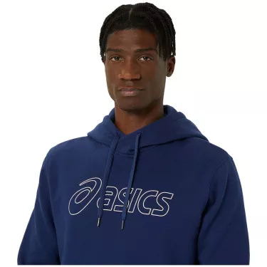 Asics Logo Kapuzenpullover Marineblau
