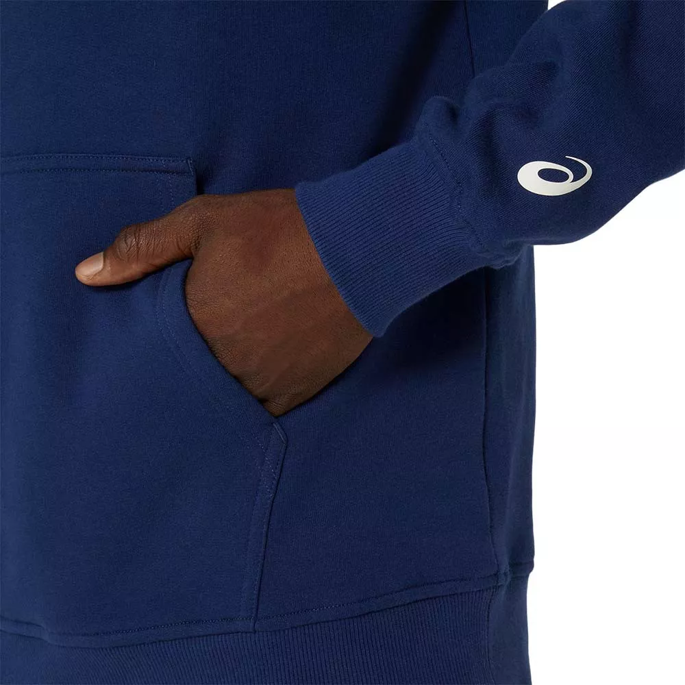 Asics Logo Kapuzenpullover Marineblau
