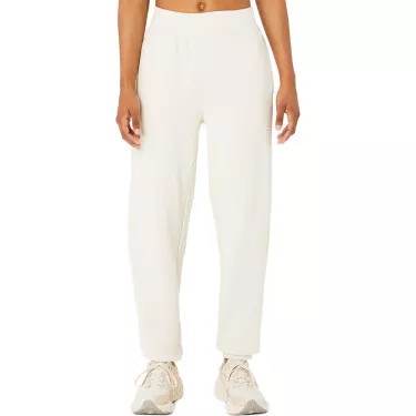 Asics Logo Hose Damen Cremewei&szlig;