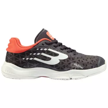 Bullpadel Flow 24I Padelschuhe Damen Schwarz / Orange
