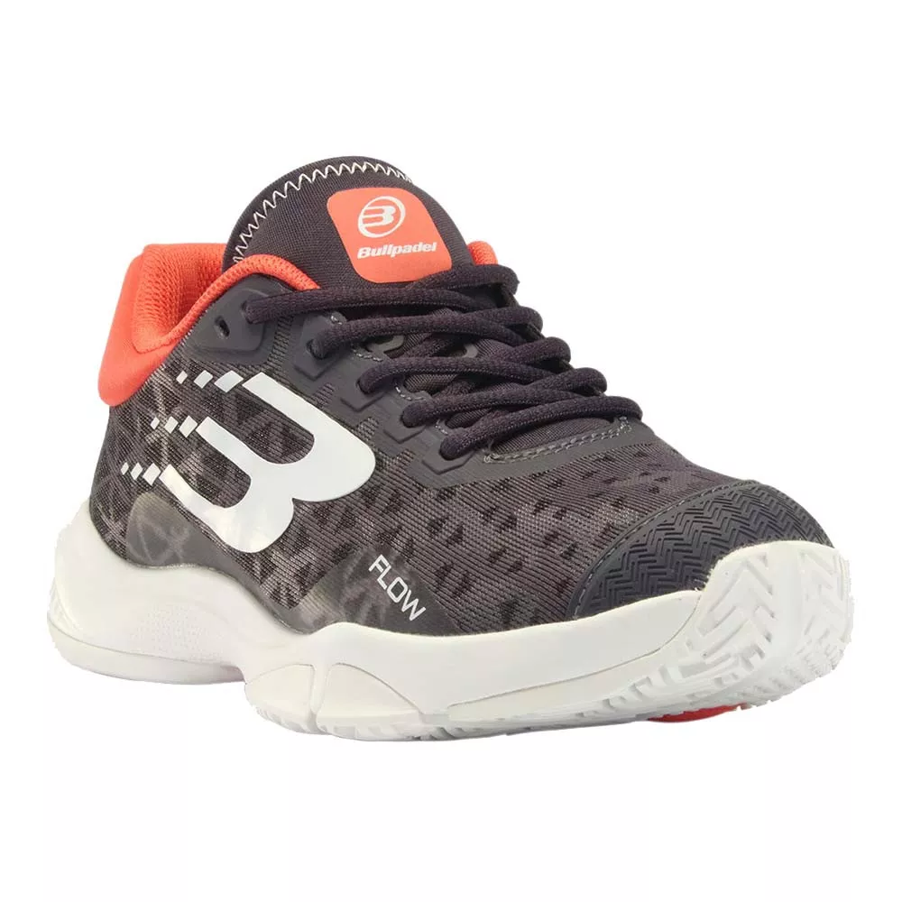 Bullpadel Flow 24I Padelschuhe Damen Schwarz / Orange