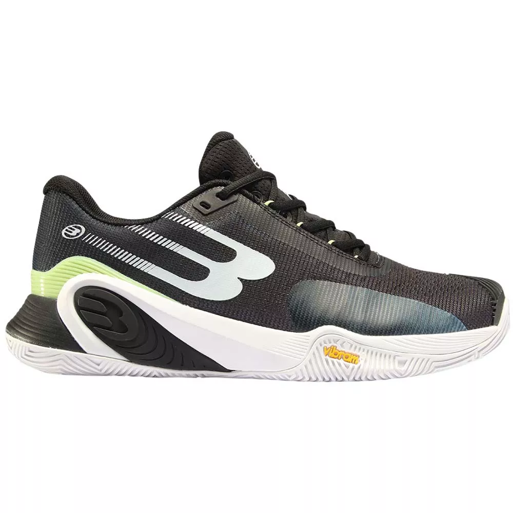Bullpadel Hack Vibram 24I Padelschuhe Schwarz / Gr&uuml;n