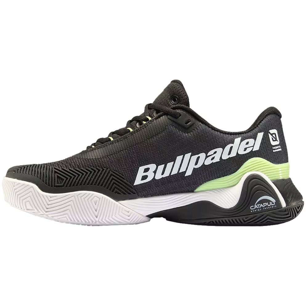 Bullpadel Hack Vibram 24I Padelschuhe Schwarz / Gr&uuml;n