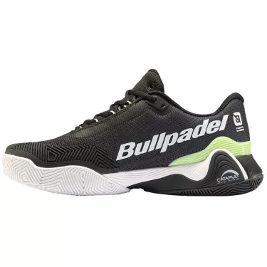 Bullpadel Hack Vibram 24I Padelschuhe Schwarz / Gr&uuml;n