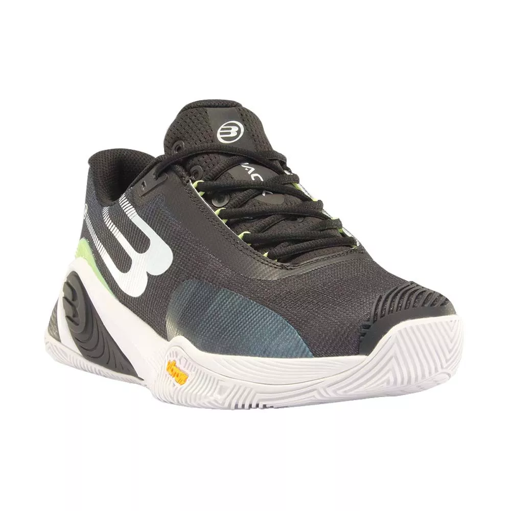 Bullpadel Hack Vibram 24I Padelschuhe Schwarz / Gr&uuml;n