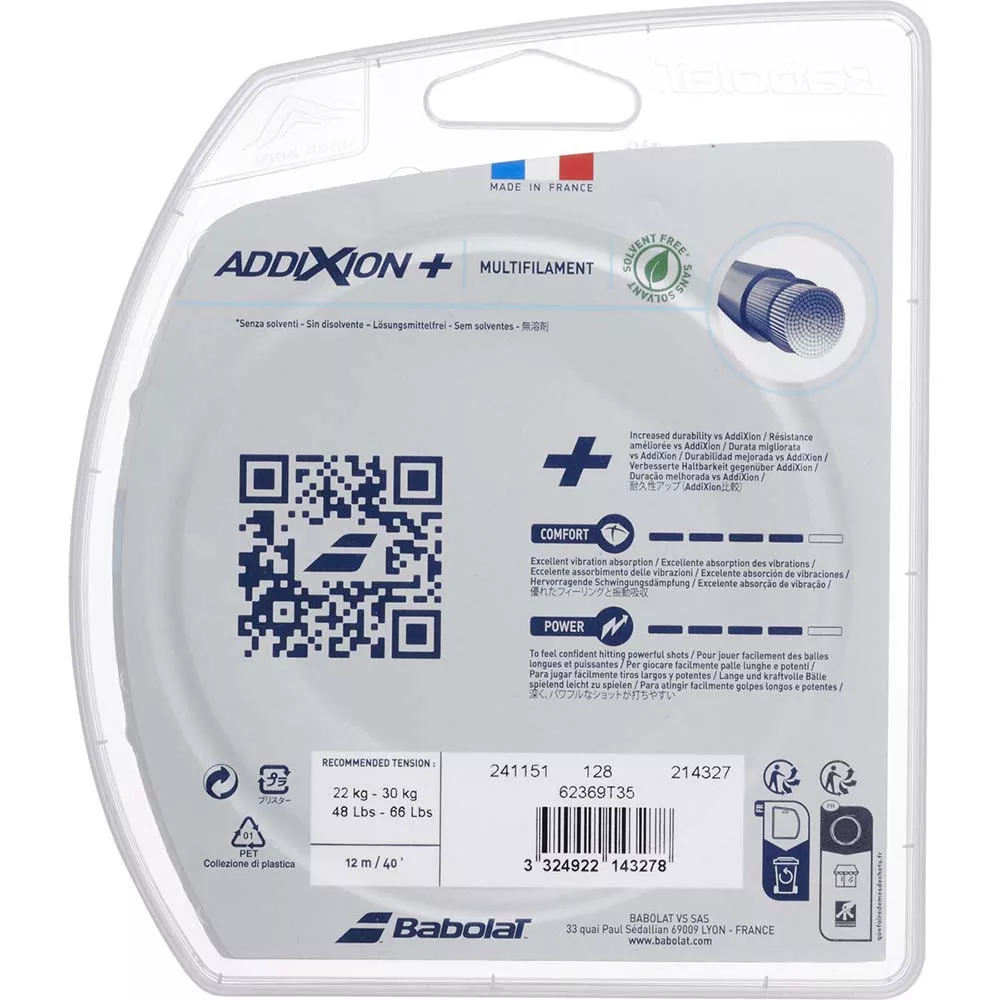 Babolat Addixion+ Tennissaite 12 m