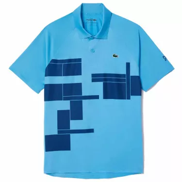 Lacoste Tennis Novak Djokovic Player Poloshirt Blau / Marineblau