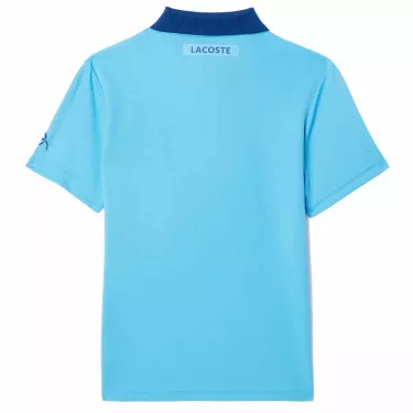Lacoste Tennis Novak Djokovic Junior Poloshirt Blau