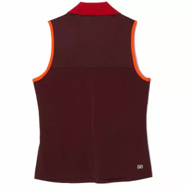 Lacoste Poloshirt &auml;rmellos Damen Bordeaux