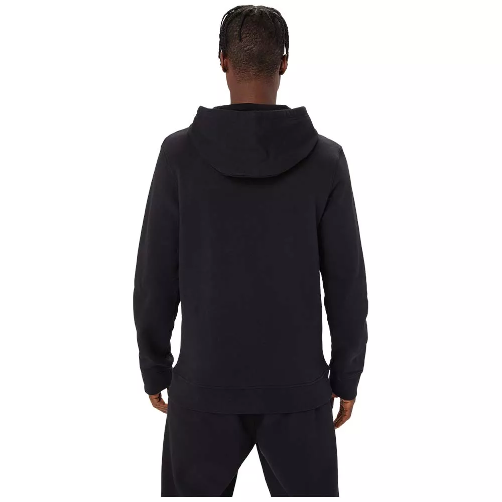 Asics Logo Kapuzenpullover Schwarz