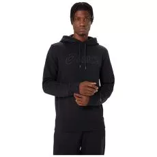 Asics Logo Kapuzenpullover Schwarz