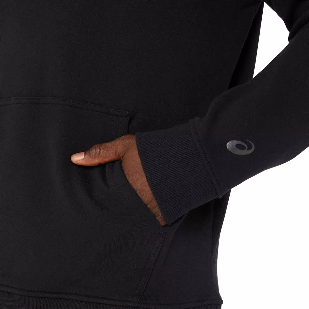 Asics Logo Kapuzenpullover Schwarz