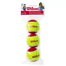 Wilson Starter Tennisb&auml;lle 3er-Beutel Rot
