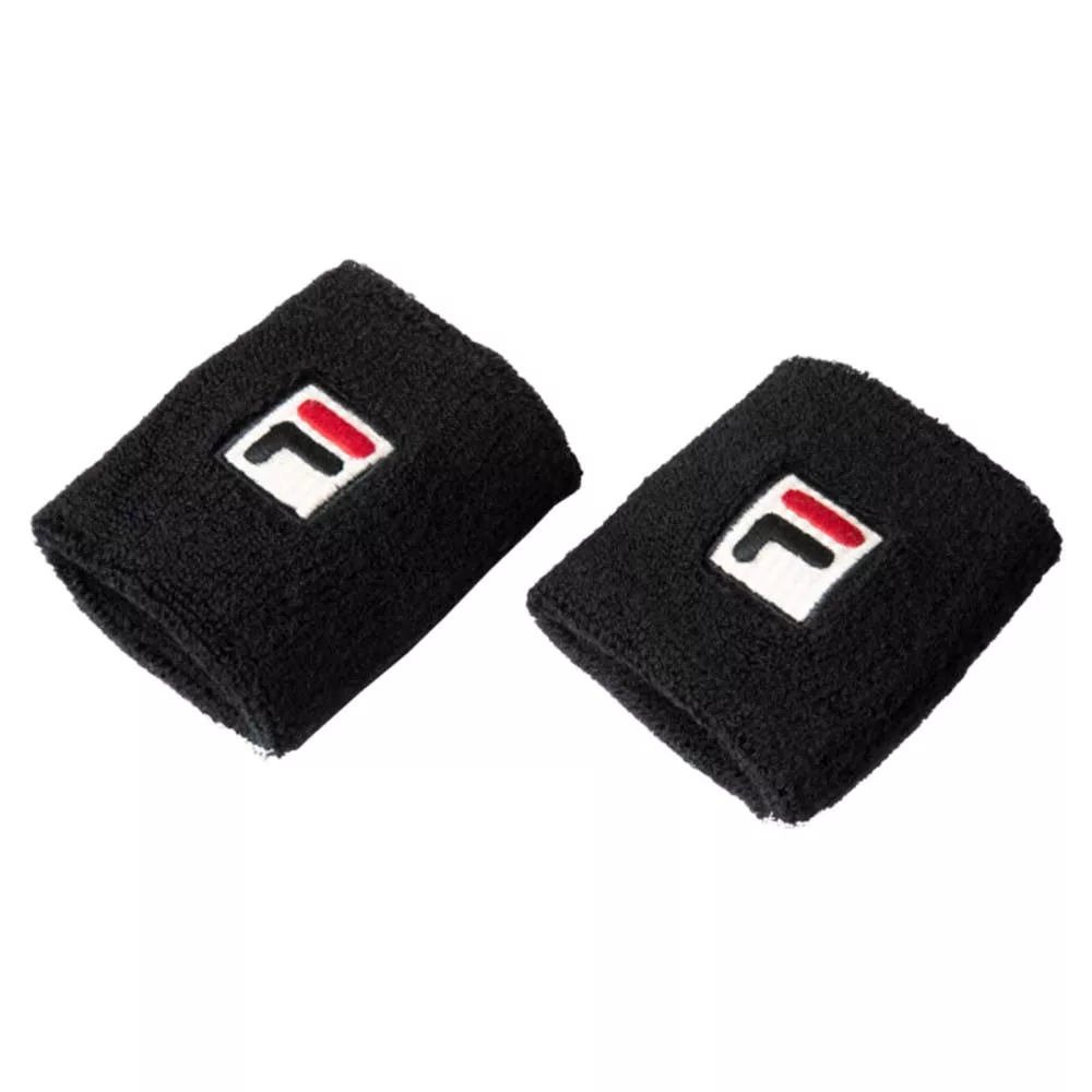 Fila Osten Schwei&szlig;band Schwarz 2er-Pack