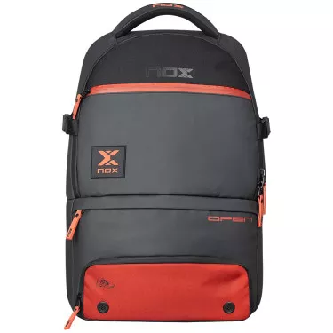 Nox Luxury Open Series Rucksack Schwarz / Rot