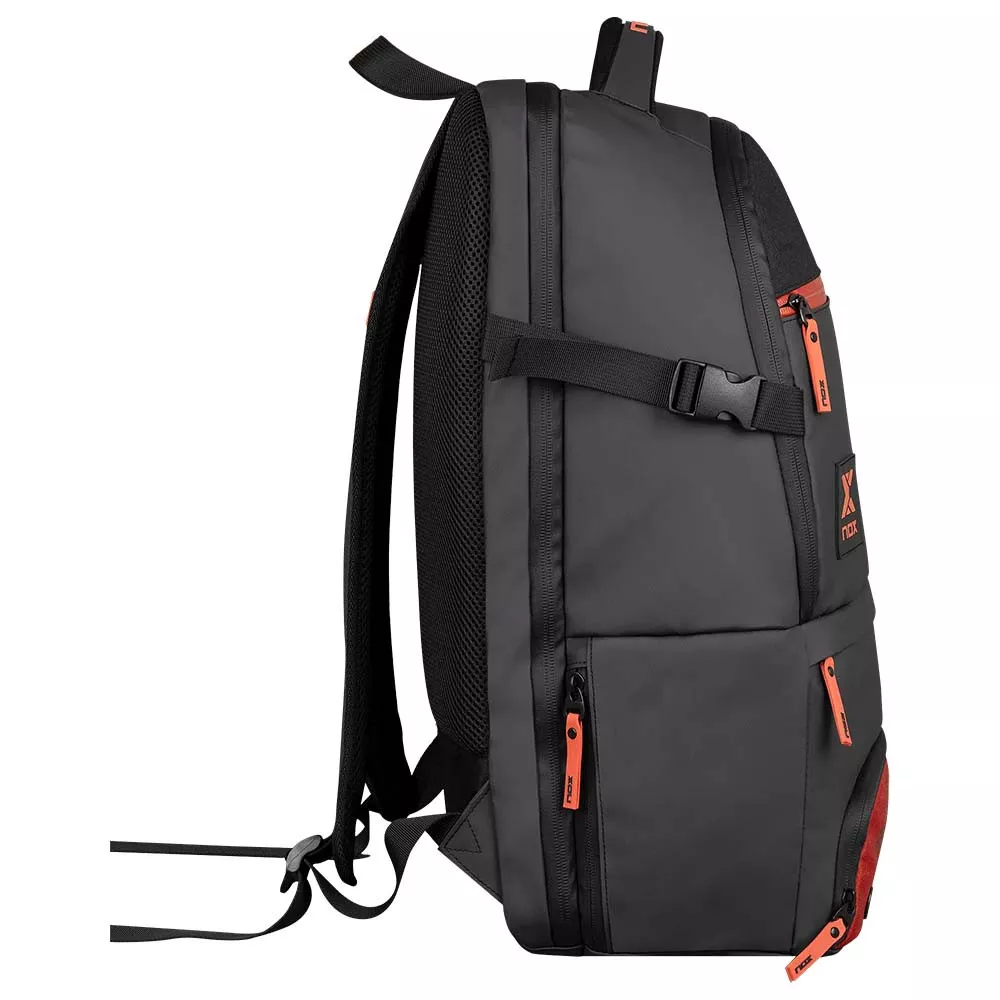 Nox Luxury Open Series Rucksack Schwarz / Rot