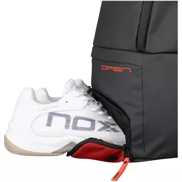 Nox Luxury Open Series Rucksack Schwarz / Rot