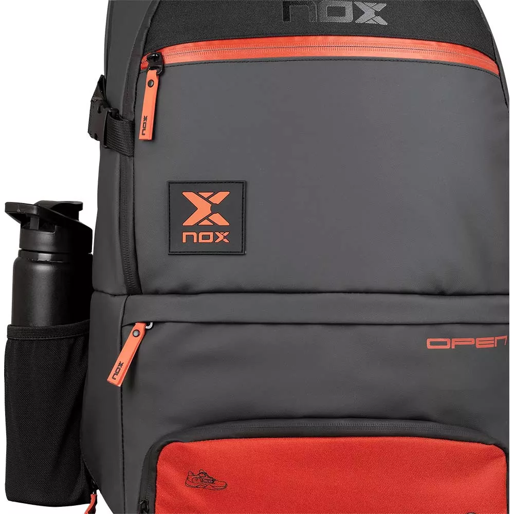 Nox Luxury Open Series Rucksack Schwarz / Rot