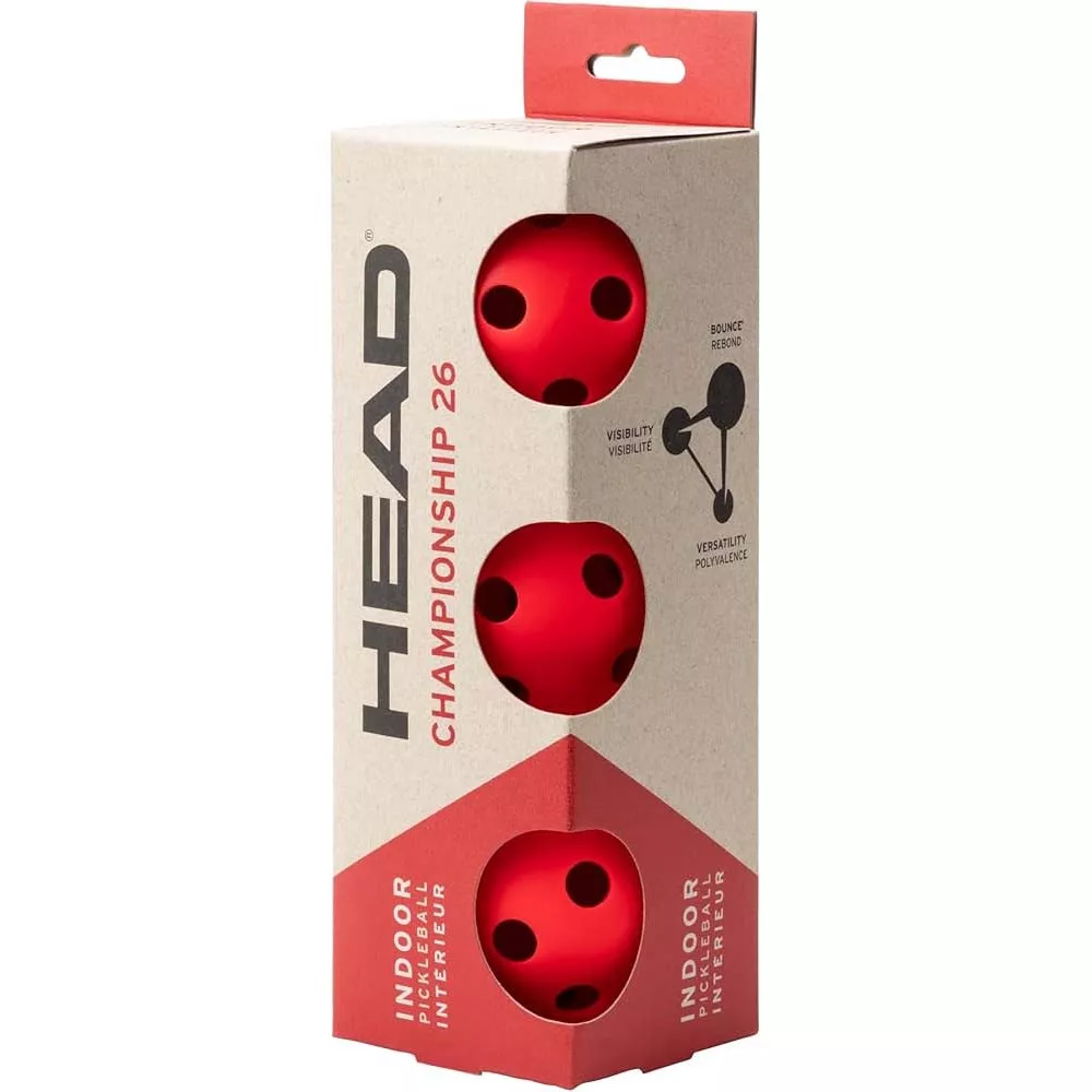 Head Championship 26 Pickleballs 3er-Pack