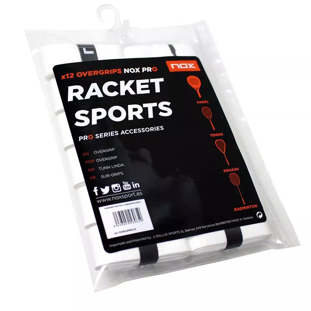 Nox Pro Overgrip Wei&szlig; 12er-Pack