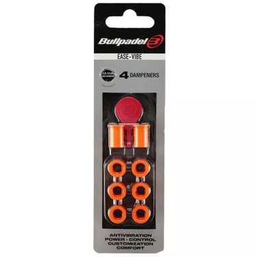 Bullpadel Ease Vibe Vibrationsd&auml;mpfer Orange 4er-Pack
