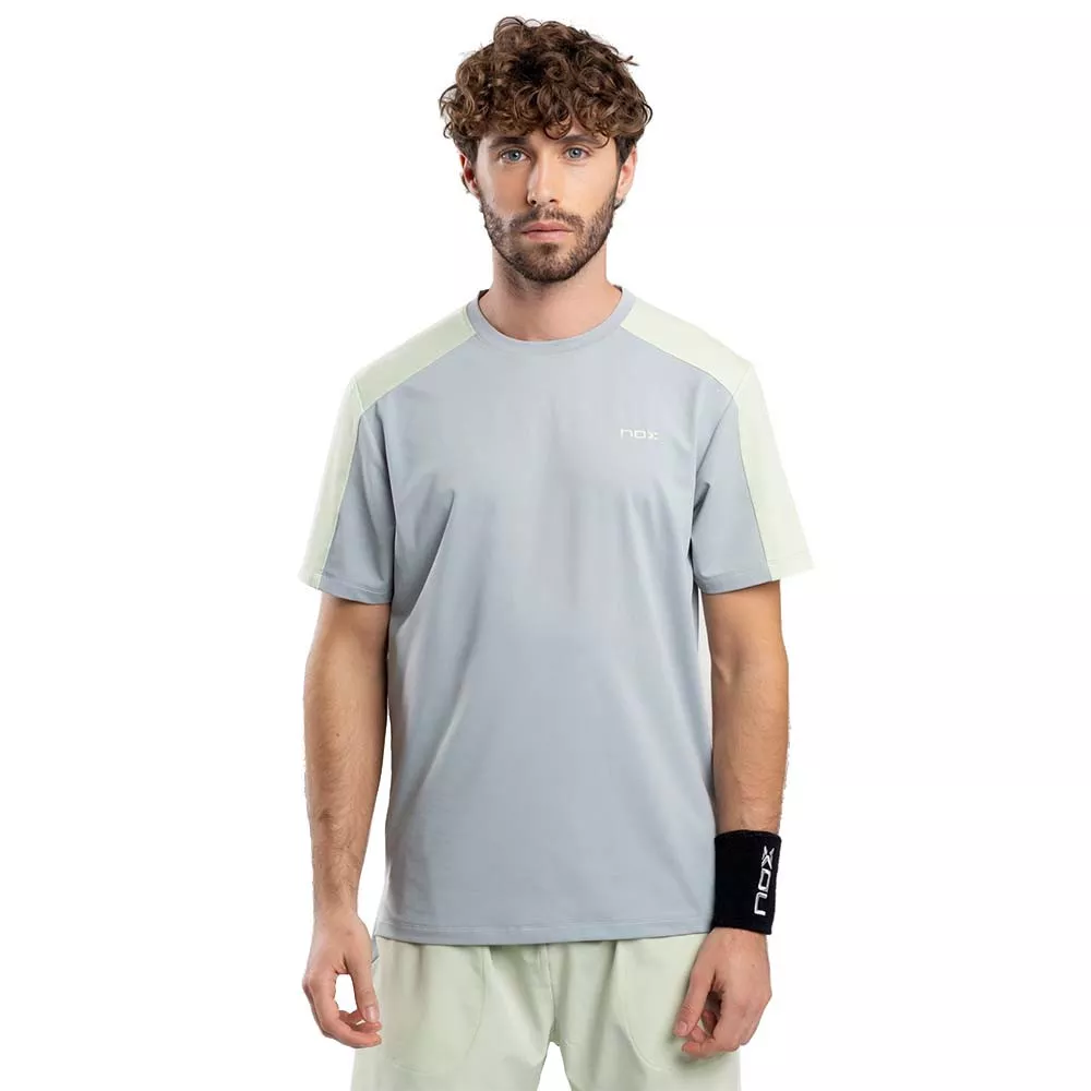 Nox Pro T-Shirt Hellgrau / Gr&uuml;n
