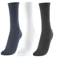 Bullpadel Socken Schwarz / Wei&szlig; - Gr&uuml;n / Marineblau 3er-Pack