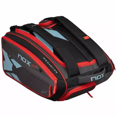 Nox ML10 Competition XL Compact Schl&auml;gertasche (Thermobag) Grau / Rot
