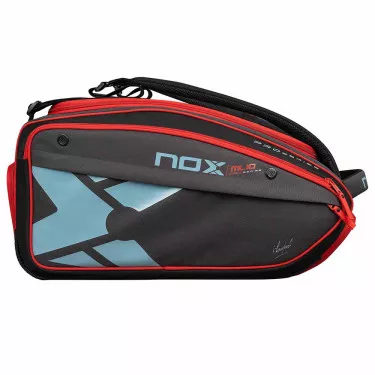 Nox ML10 Competition XL Compact Schl&auml;gertasche (Thermobag) Grau / Rot