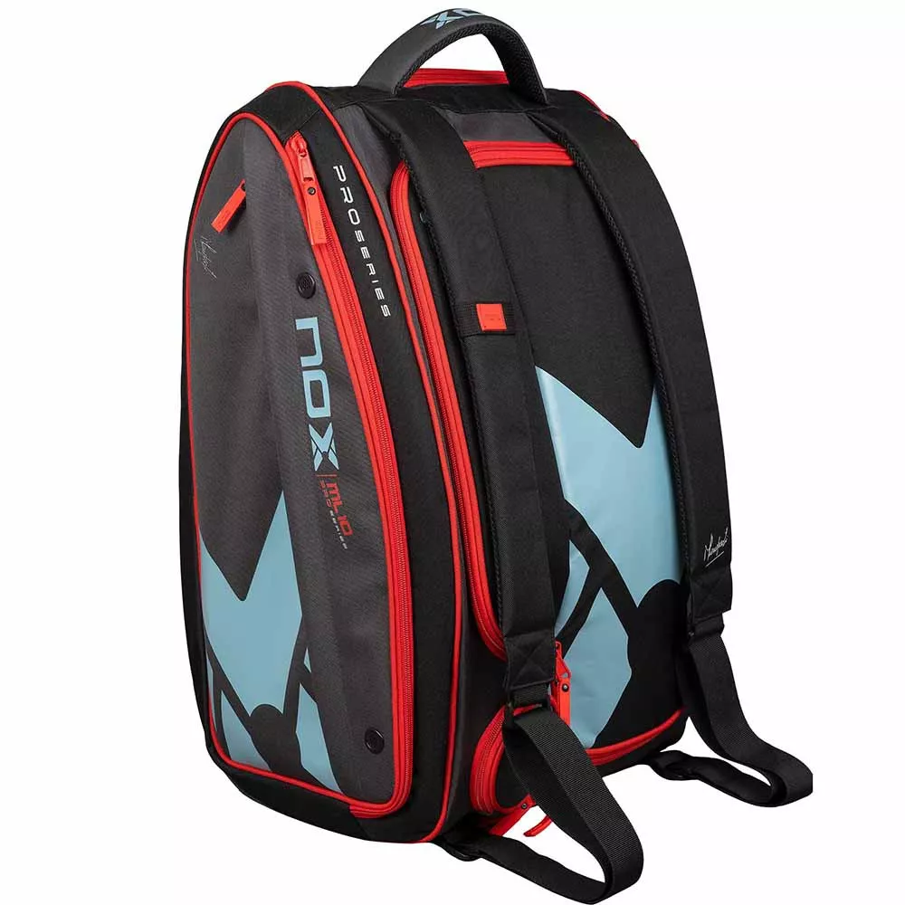 Nox ML10 Competition XL Compact Schl&auml;gertasche (Thermobag) Grau / Rot
