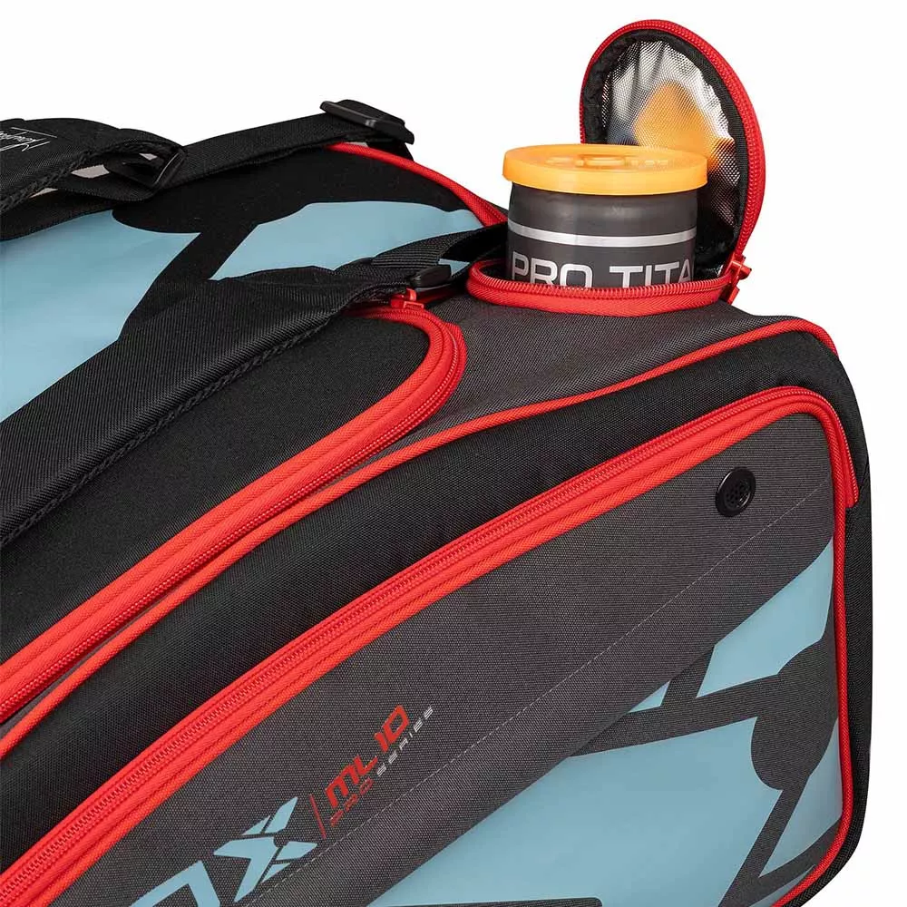 Nox ML10 Competition XL Compact Schl&auml;gertasche (Thermobag) Grau / Rot
