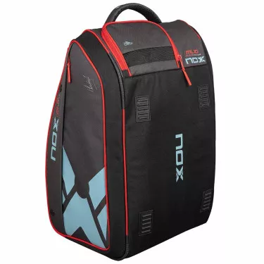 Nox ML10 Competition XL Compact Schl&auml;gertasche (Thermobag) Grau / Rot
