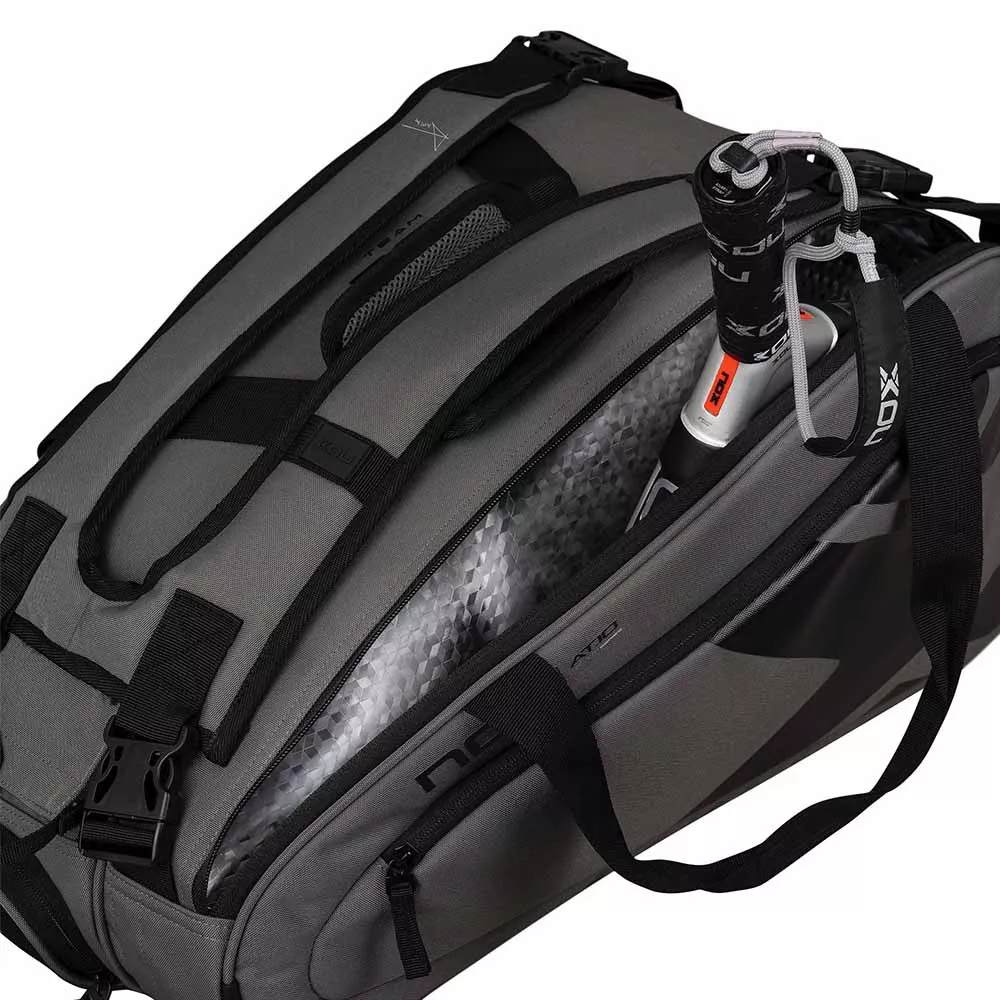 Nox AT10 Team Schl&auml;gertasche (Thermobag) Grau / Schwarz