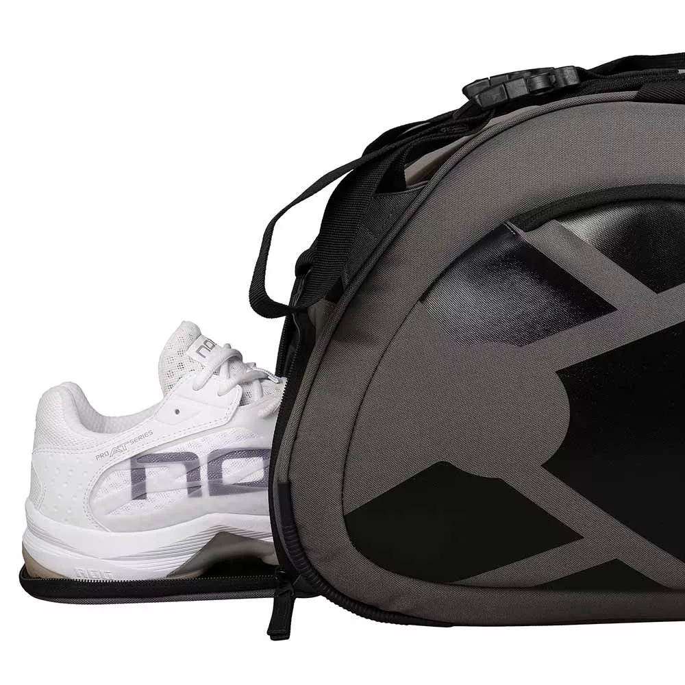 Nox AT10 Team Schl&auml;gertasche (Thermobag) Grau / Schwarz
