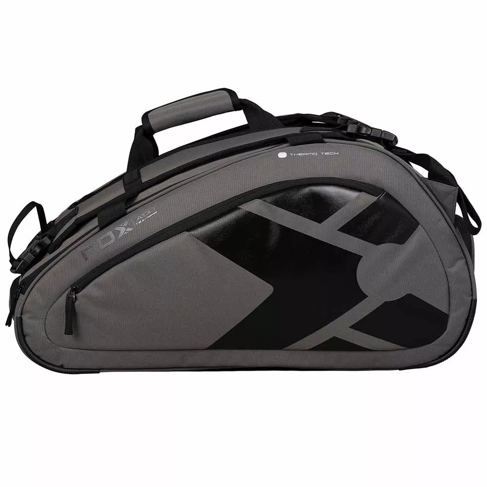 Nox AT10 Team Schl&auml;gertasche (Thermobag) Grau / Schwarz