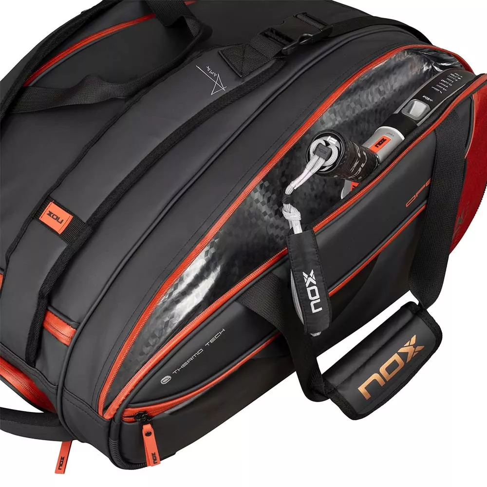 Nox Luxury Open Series Schl&auml;gertasche (Thermobag) Schwarz / Rot