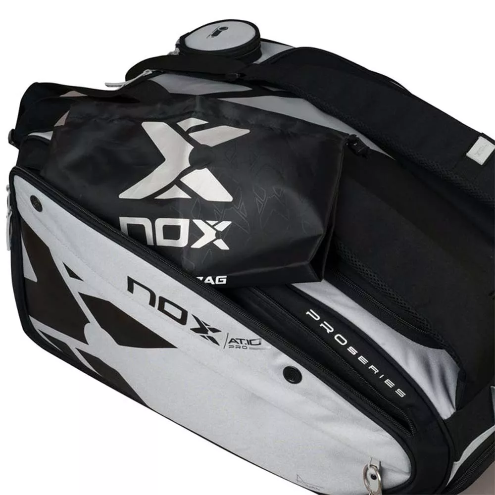 Nox AT10 Competition XL Compact Schl&auml;gertasche (Thermobag) Grau / Schwarz