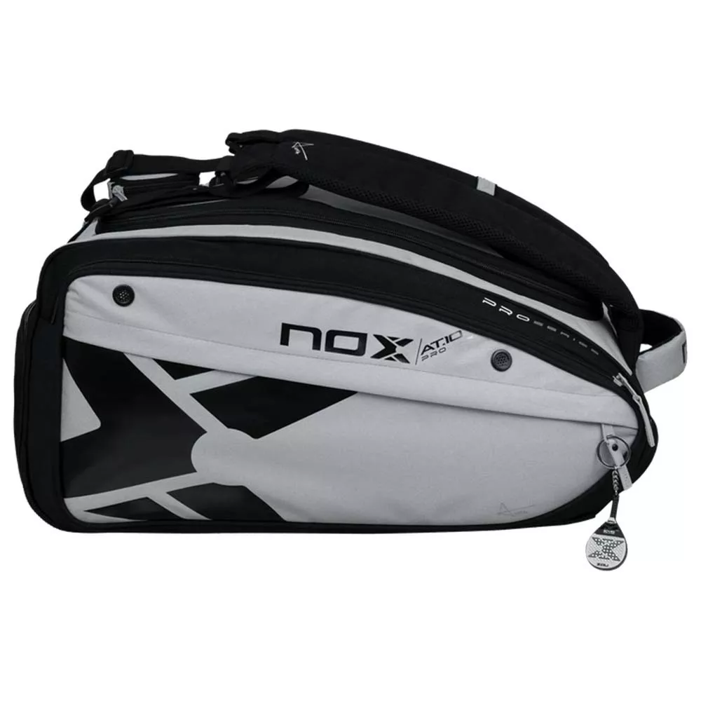 Nox AT10 Competition XL Compact Schl&auml;gertasche (Thermobag) Grau / Schwarz
