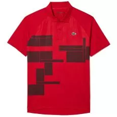 Lacoste Tennis Novak Djokovic Player Poloshirt Rot