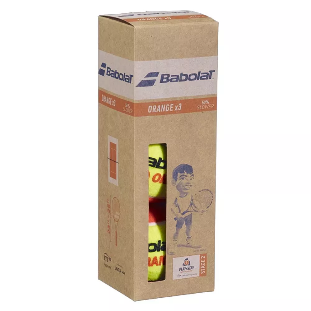 Babolat Orange Tennisb&auml;lle 3er-Box