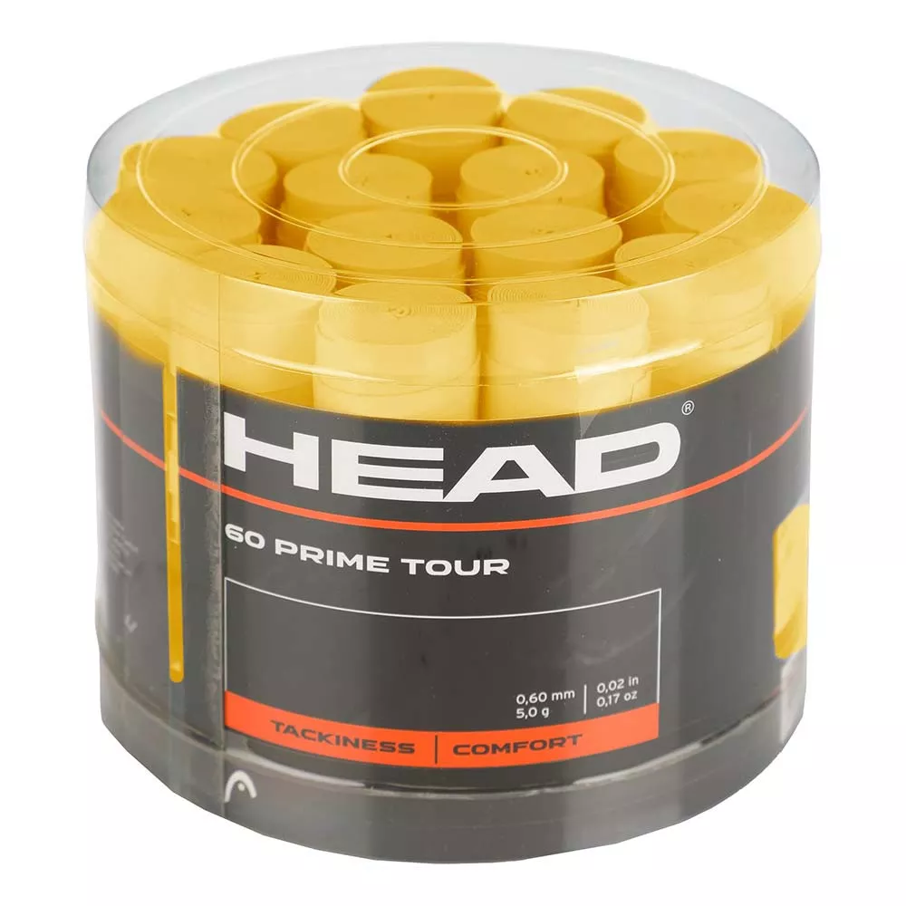 Head Prime Tour Overgrip Gelb 60er-Pack