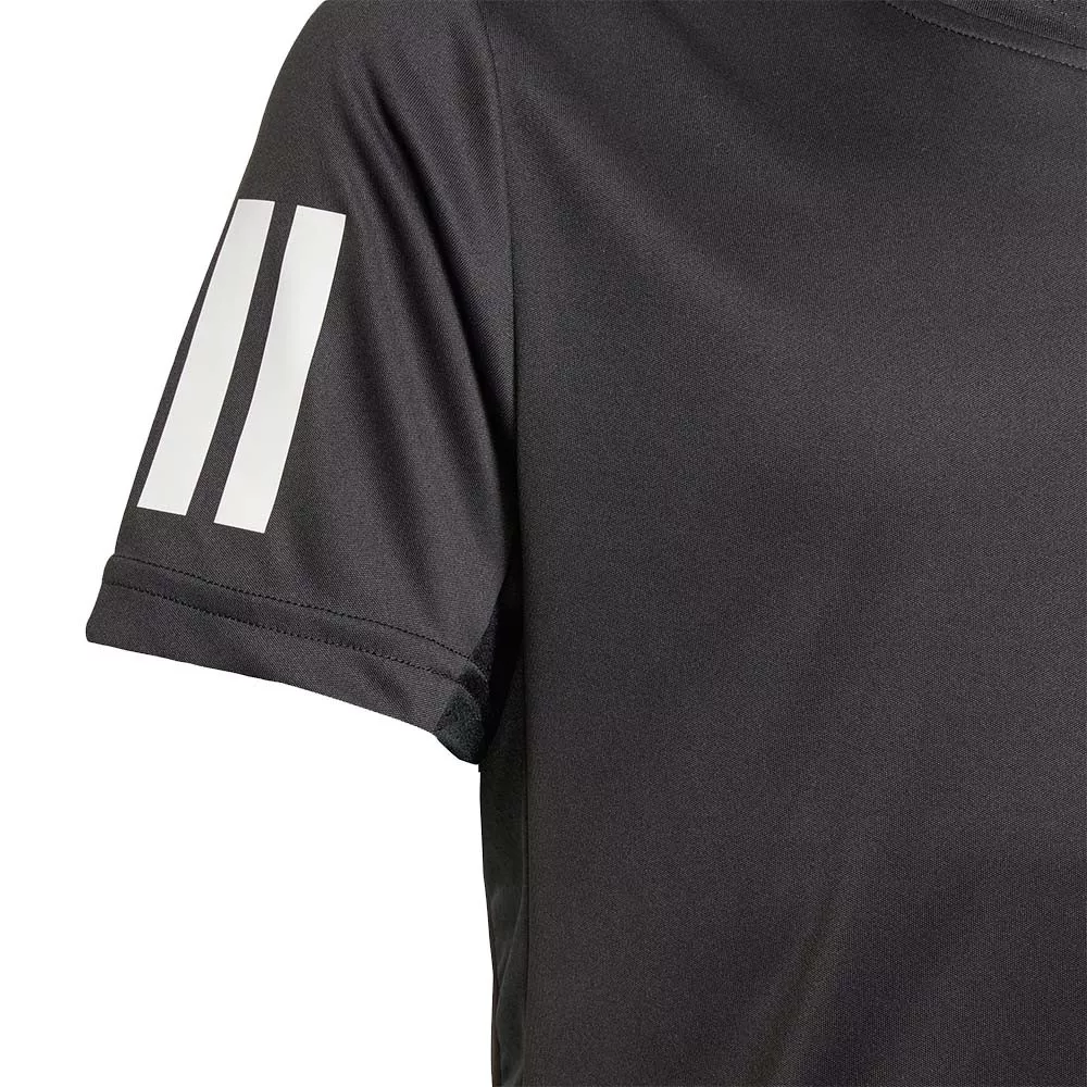Adidas Club 3-Stripes Junior T-Shirt Schwarz