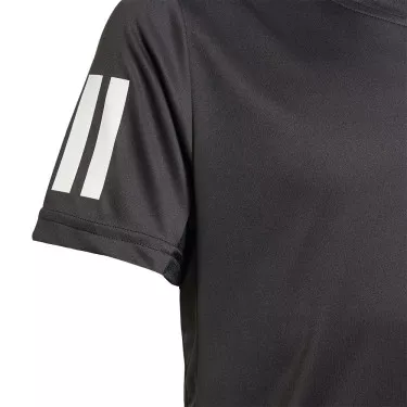 Adidas Club 3-Stripes Junior T-Shirt Schwarz