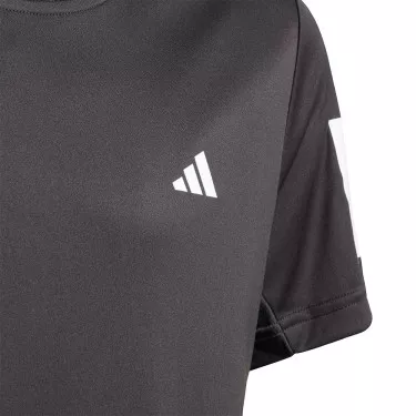Adidas Club 3-Stripes Junior T-Shirt Schwarz