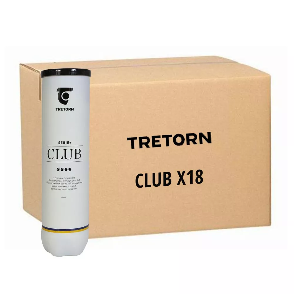Tretorn Serie+ Club Tennisb&auml;lle Karton (18 Dosen &agrave; 4 B&auml;lle)
