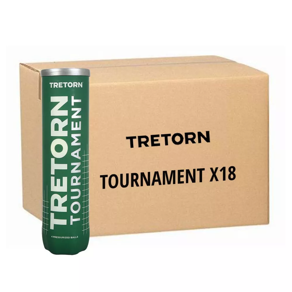Tretorn Tournament Tennisb&auml;lle Karton (18 Dosen &agrave; 4 B&auml;lle)