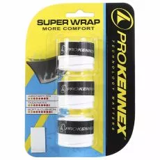 Pro Kennex Super Wrap Overgrip Wei&szlig; 3er-Pack